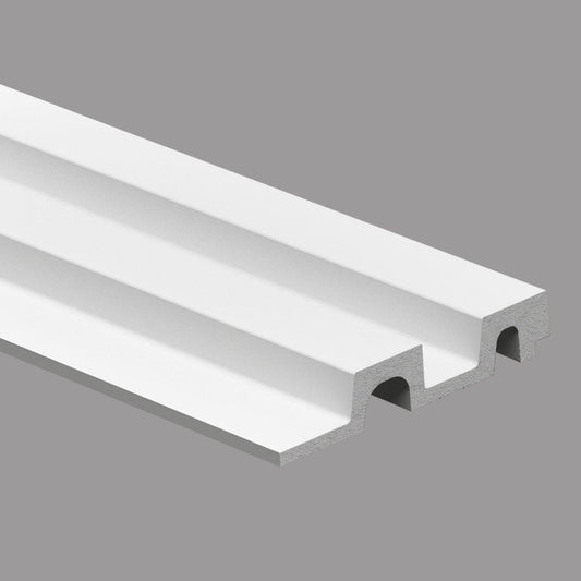 Listellato in Polimeri 120x21x2800 mm Bianco - ARD
