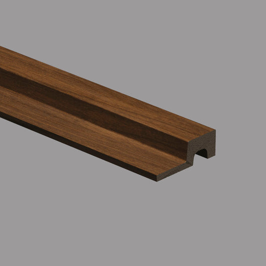 Profilo di Chiusura in Polimeri 63x21x2800 mm Noce - ARD