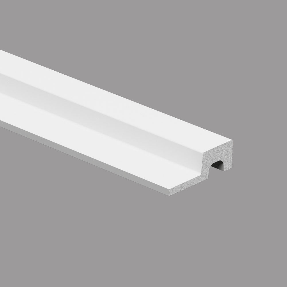Profilo di Chiusura in Polimeri 63x21x2800 mm Bianco - ARD