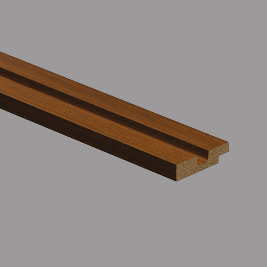 Profilo di Chiusura in Polimeri 50x12x2800 mm Rovere Caldo - ARD