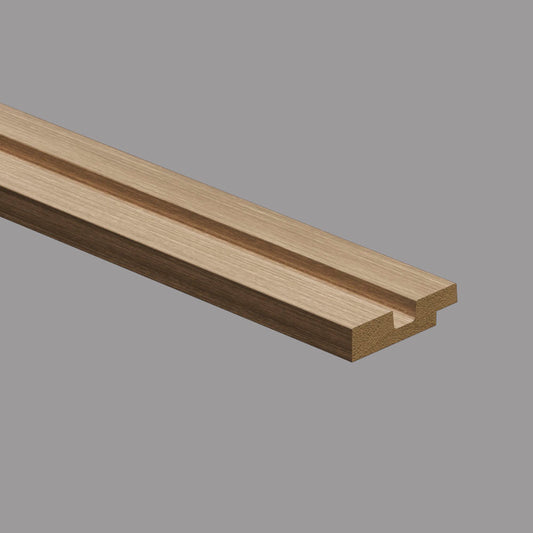 Profilo di Chiusura in Polimeri 50x12x2800 mm Rovere Sbiancato - ARD