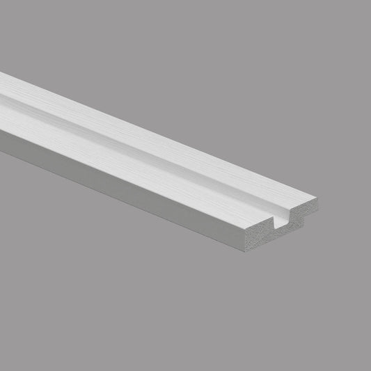 Profilo di Chiusura in Polimeri 50x12x2800 mm Bianco Venato - ARD