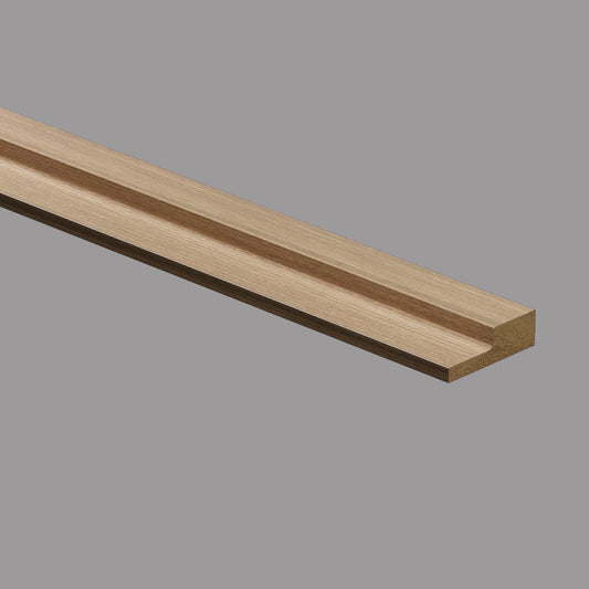 Profilo di Chiusura in Polimeri 40x12x2800 mm Rovere Sbiancato - ARD