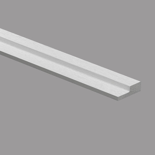 Profilo di Chiusura in Polimeri 40x12x2800 mm Bianco Venato - ARD