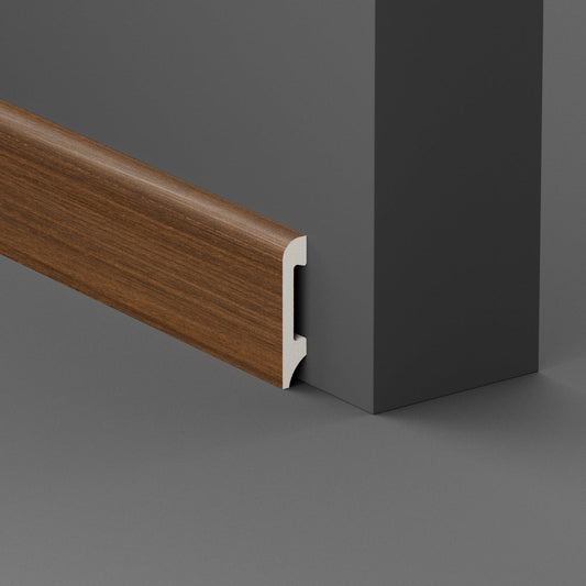 Battiscopa in Polimero 75x14x2000 mm - Noce - ARD