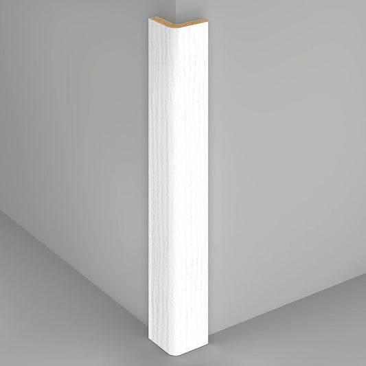 Angolare in Polimero 22x22x3000 mm - Bianco Venato - ARD