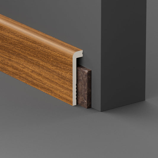 CopriBattiscopa in Polimero 100x25x2000 mm - Rovere Caldo - ARD