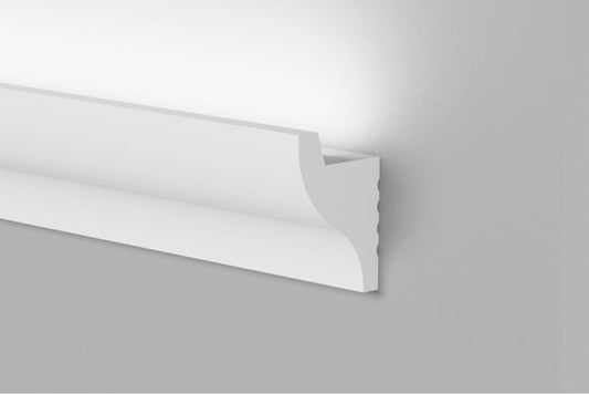 Cornice in Polimero alloggio LED 50x32x2000 mm - ARD