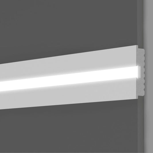 Cornice in Polimeri ad incasso LED 17x80x2700 mm - ARD