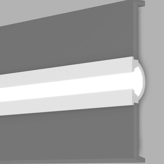 Cornice in Polimeri ad incasso LED 36x90x2700 mm - ARD