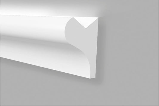 Cornice in Polimero alloggio LED 56x34x2000 mm - ARD