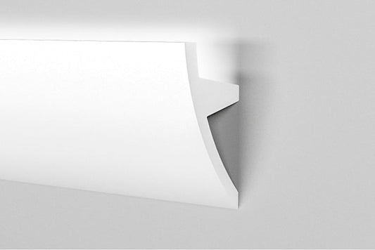 Cornice in Polimero alloggio LED 75x35x2000 mm - ARD