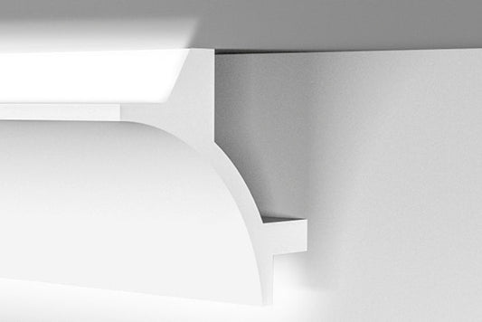 Cornice in Polimero alloggio LED 90x90x2000 mm - ARD
