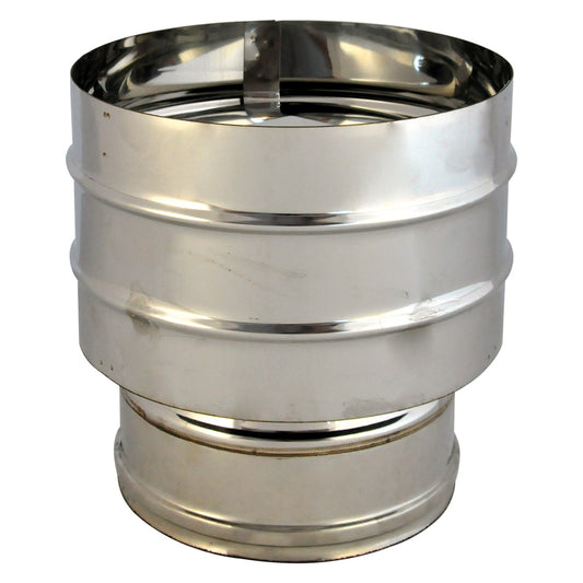KASART - Fumaiolo A Cappello Doppia Parete Antivento Ø 15/20 Cm C