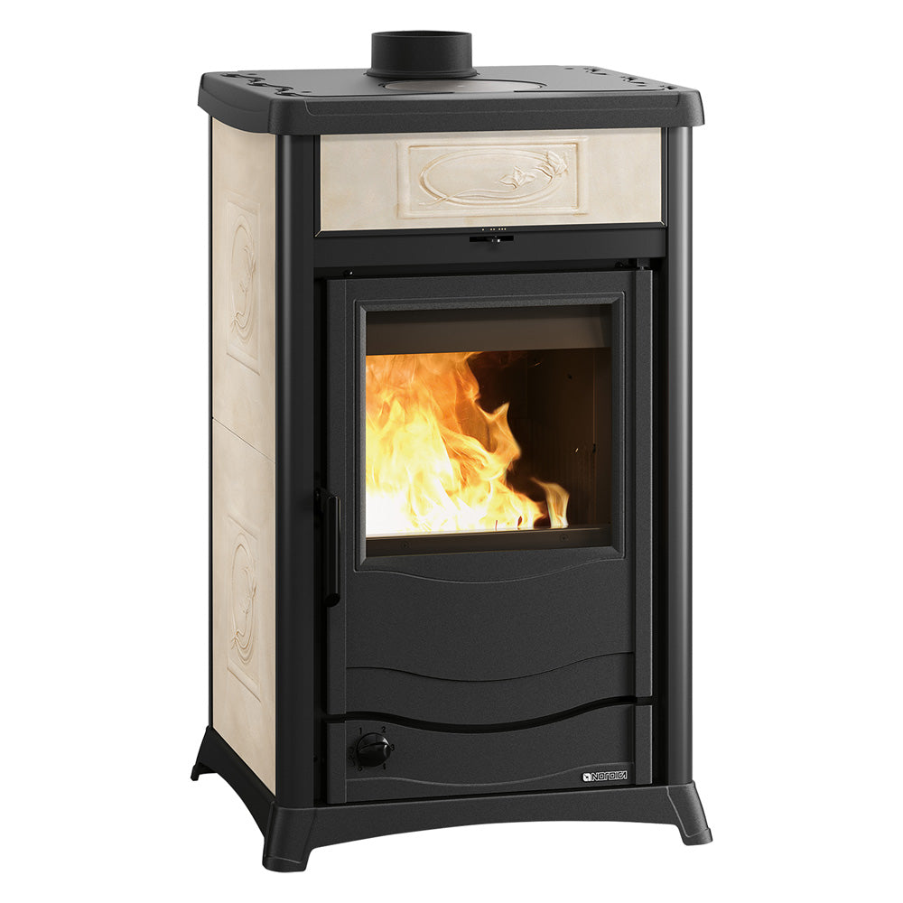 NORDICA EXTRAFLAME - Termostufa A Legna 'Termorossella Plus Evo Dsa 4.0 Colore Bordeaux COD.700097