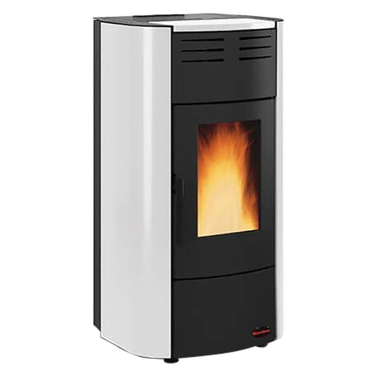 EXTRAFLAME NORDICA - Termostufa A Pellet 'Raffaella Idro H15' Colore Bordeaux COD.7001515