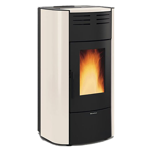 EXTRAFLAME NORDICA - Termostufa A Pellet 'Raffaella Idro H18' Colore Avorio COD.7002140