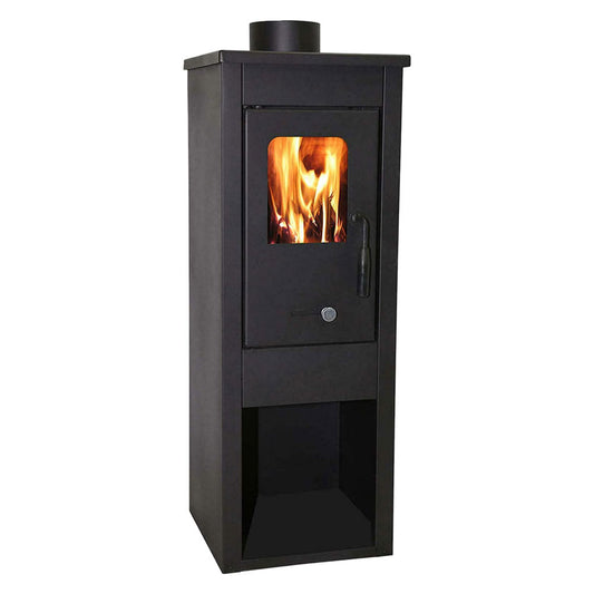 MILLE - Stufa A Legna 'Era' Colore Nero COD.7002250