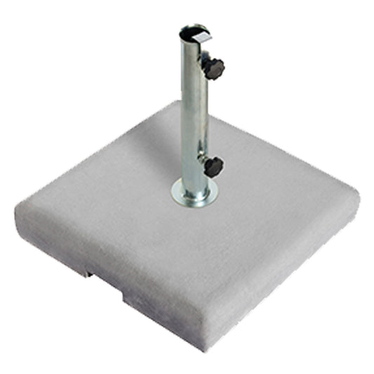 Base Per Ombrellone In Cemento Bali Cm. 50X50 - Col. Bianco COD. 