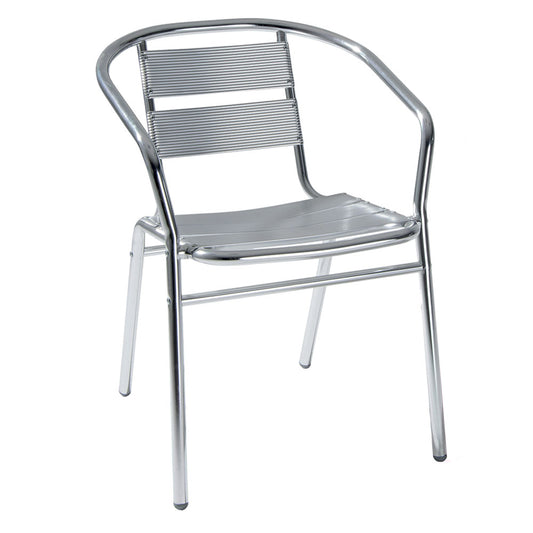 LIF - Sedia In Alluminio Cm 53 X  54 X  H 74 COD. 6132540