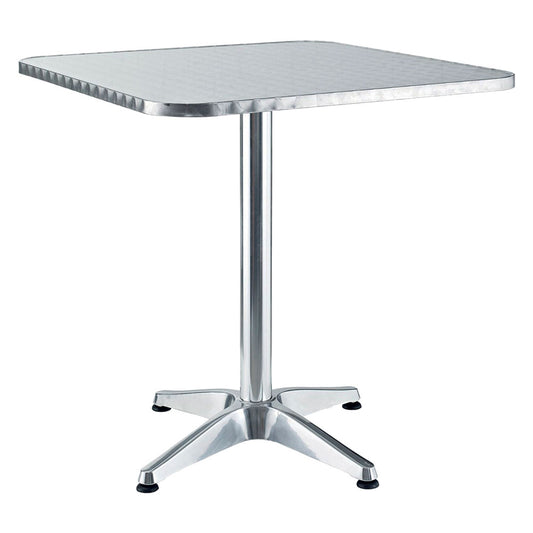 LIF - Tavolo In Alluminio Quadro Cm 60 X 60 X H 70 COD. 6132548