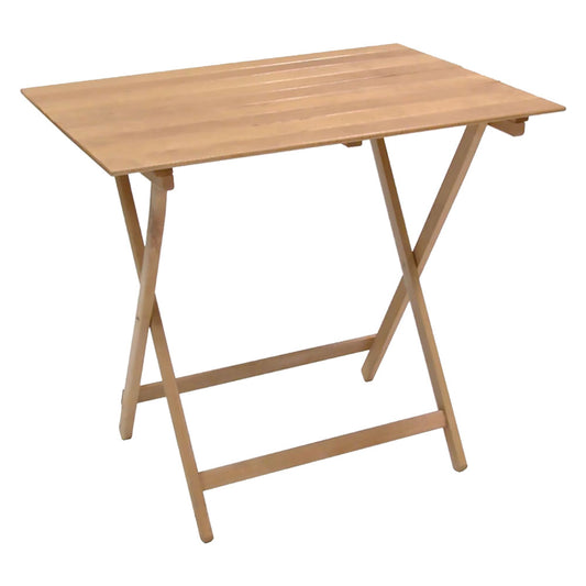 Tavolo Legno Pieghevole 'Pic Nic' Cm 60 X 80 H 75 Cm - Col.Natura