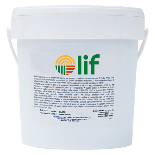 LIF - Collante Per Prato Sintetico Kg. 5 + Catalizzatore Gr. 600 