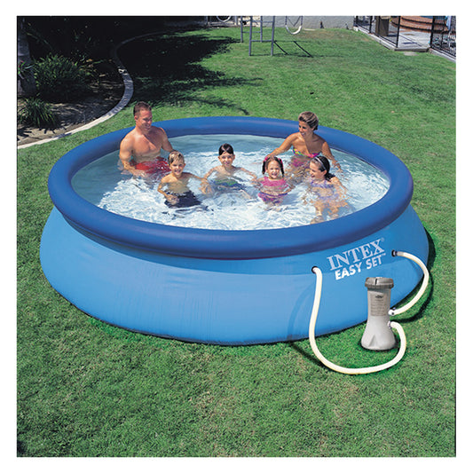 INTEX - Piscina Gonfiabile 'Easy Set' Cm 305 X 76 Lt 3853-Pompa 1