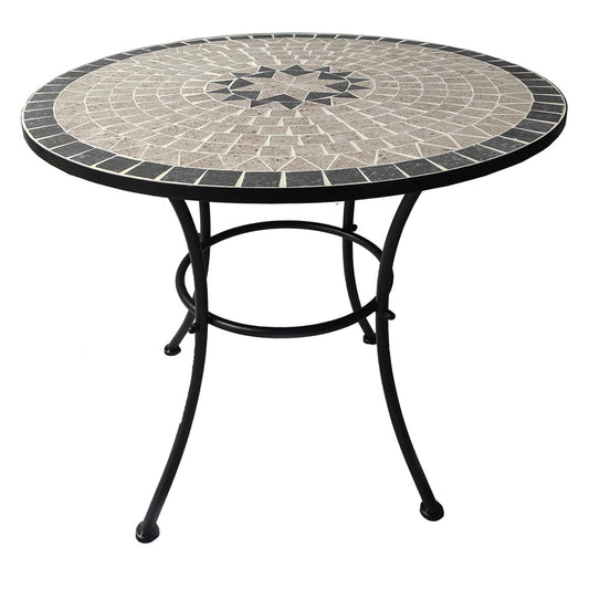 LIF - Tavolo Decoro Mosaico 'Aurora' Ø Cm 80 X H.70 COD. 6128220