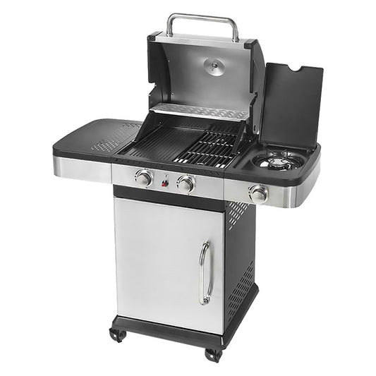 Ompagrill - Barbecue A Gas 'Indianapolis 3 Titanium' Cm. 120 X 50 X H.130 Cod.8038163