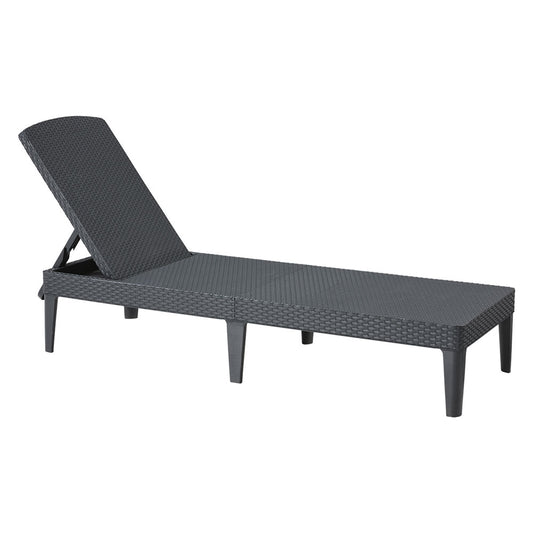 KETER - Lettino In Polipropilene 'Jaipur' Colore Graphite COD. 61