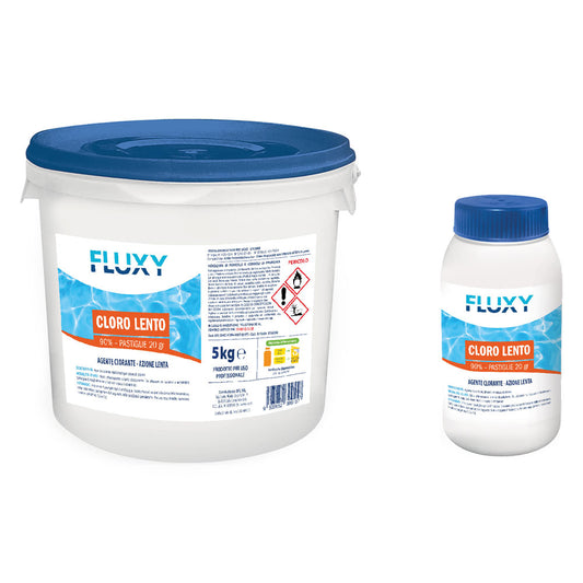 FLUXY - Tricloro In Pastiglie A Lento Dissolvimento Kg. 5 - Pasti