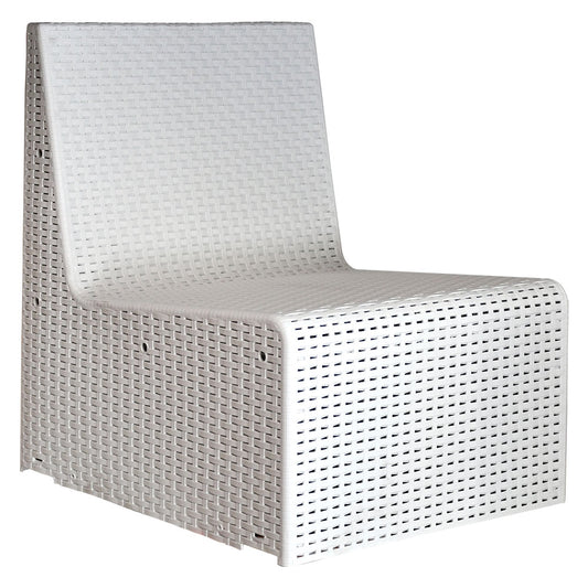 IPAEPROGARDEN - Sedia Ricambio Set 'Arena' Colore Bianco COD. 613