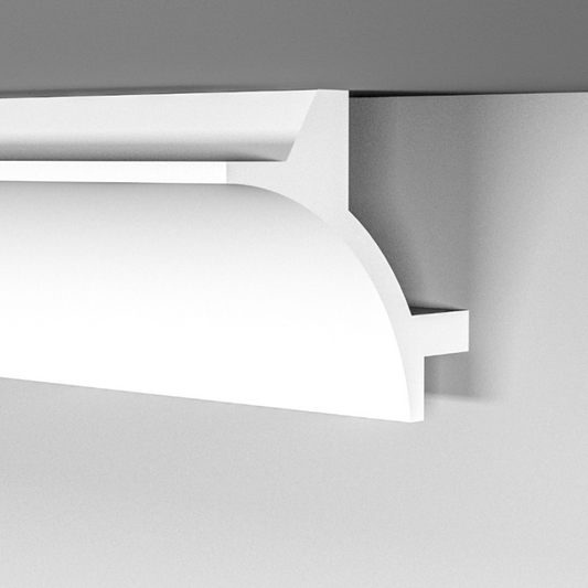 Cornice alloggio LED in Duropolimero 2000x130x47mm