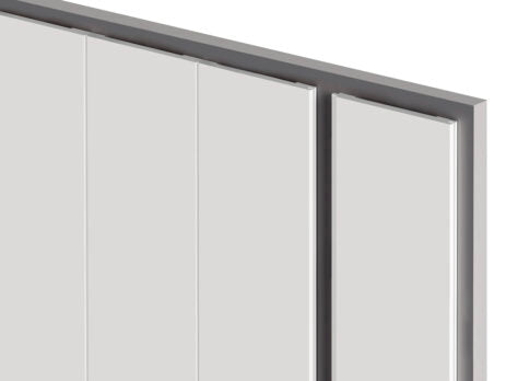 Lamelli Bianco venato design LE BOISERIE per pareti 160x120mm