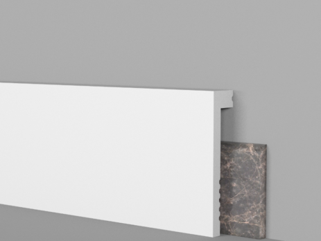 Cover Skirting in Polimeri Liscio 100x22x2000 mm - Hd Skirting