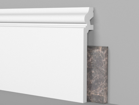 Cover Skirting in Polimeri Ducale 138x22x2000 mm - Hd Skirting